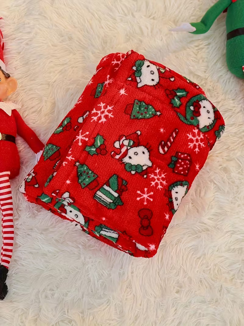 Hello Kitty Flannel Soft Pajama Pants Red