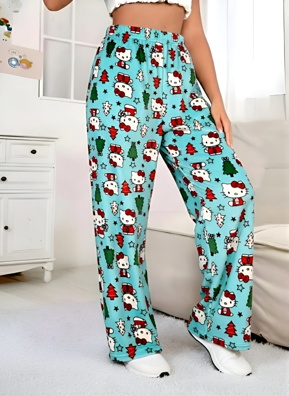 Hello Kitty Holidays Fleece Pajamas