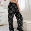 Hello Kitty Black Fleece Pajamas