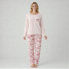 Hello Kitty Long Sleeve Plush Velvet Pajama Set