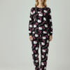 Hello Kitty Black Cozy Nights PJ Set