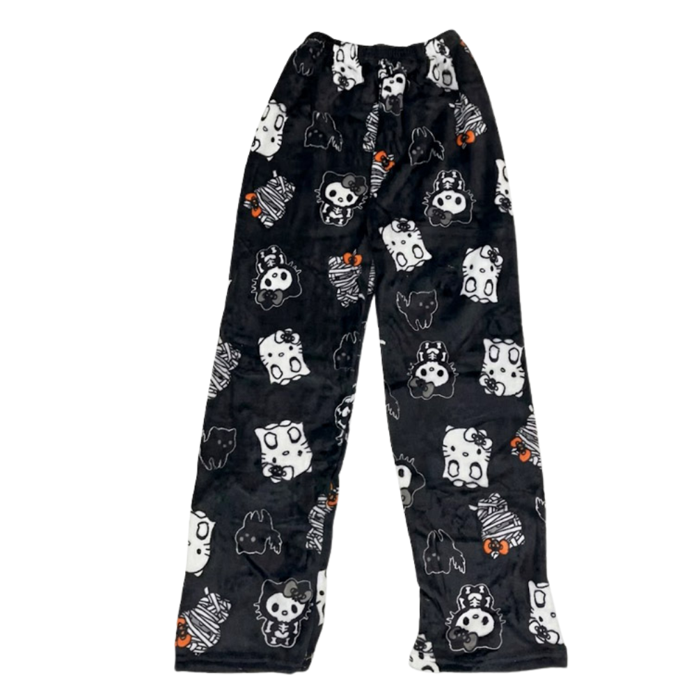 Hello Kitty Black Ghost/Halloween Pajamas