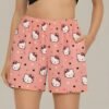 Hello Kitty Pink Coral Heart Shorts